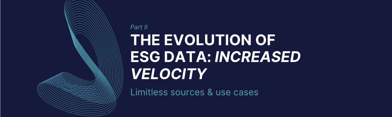 ESG Data Source Integration For Data Modeling 